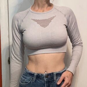 AYBL Motion Seamless Crop Top Long Sleeve